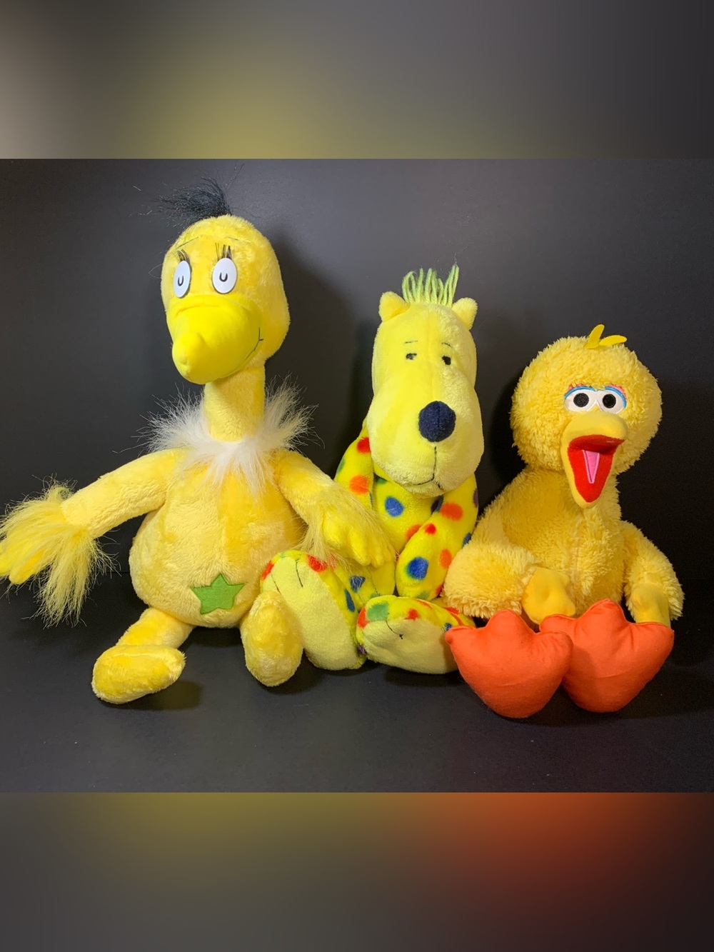 Kohl’s Cares Put Me In The Zoo Dog Sneech Dr. Seuss Sesame Street Plush Lot of 3